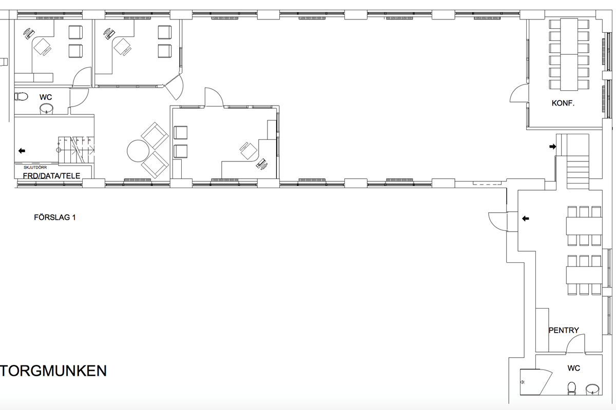 Planritning - Köpmannsgatan 41