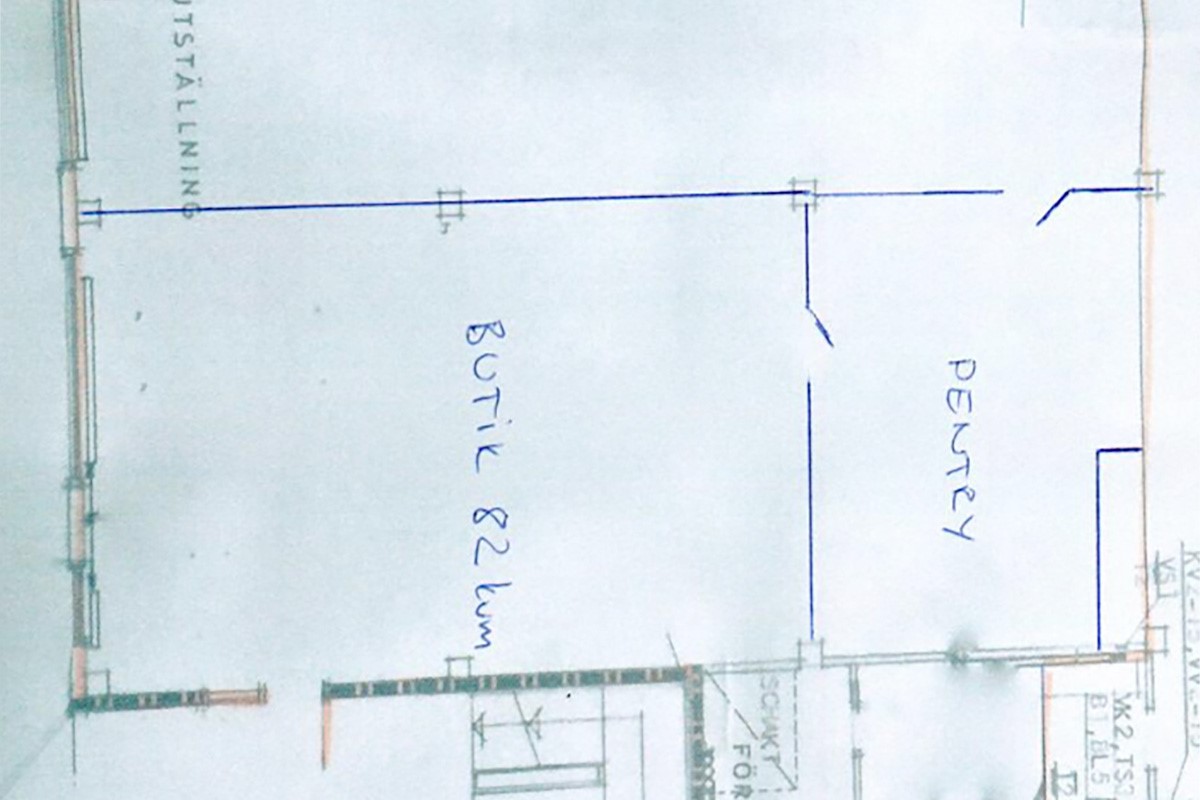 Planritning - Bohusgatan 4