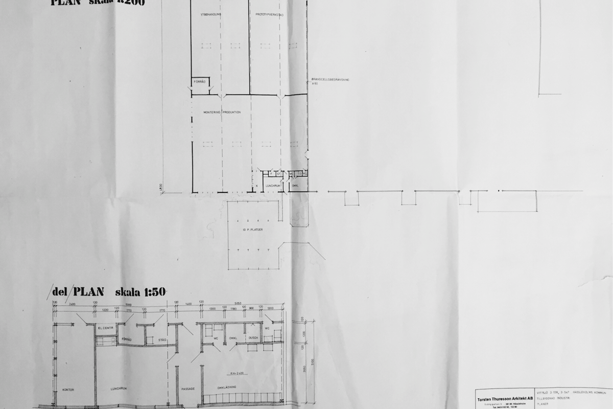 Planritning - Verkstadsgatan 8