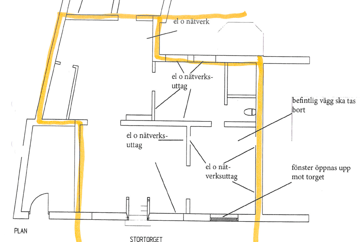 Planritning - Stortorget 12