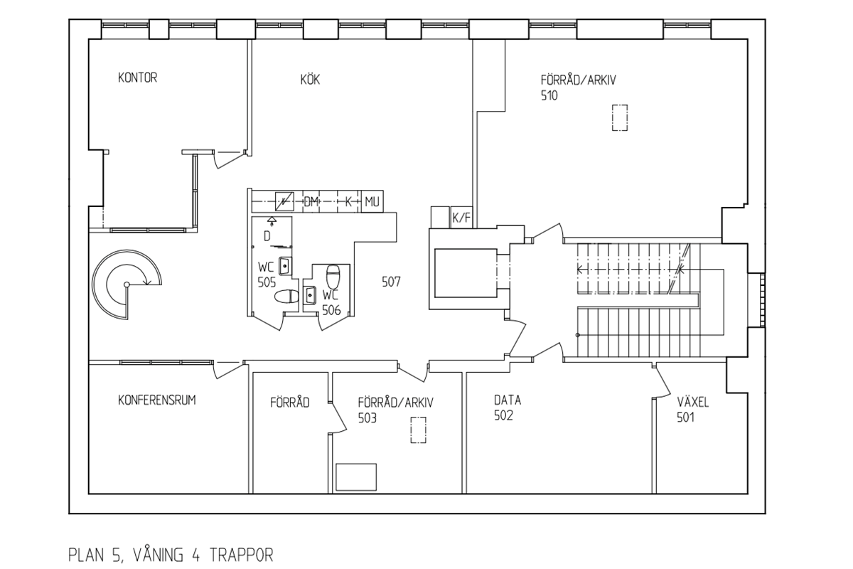 Planritning - Bredgatan 1