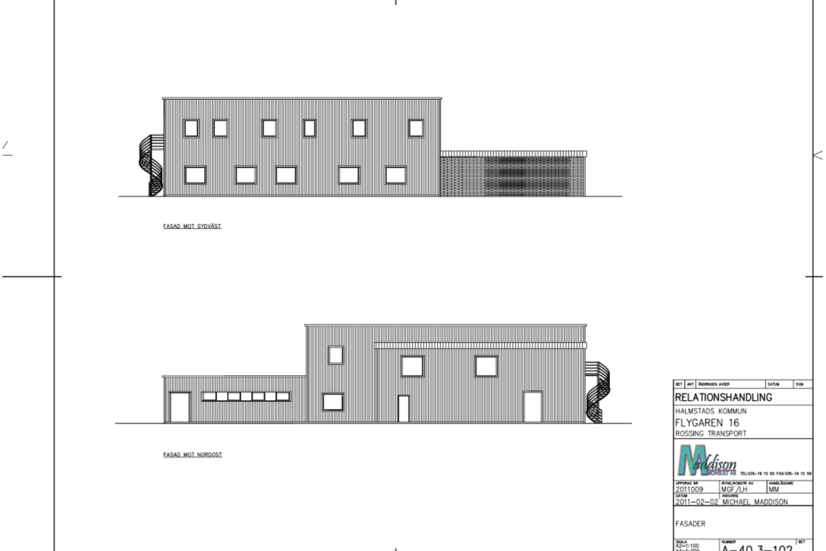 Planritning - Svarvaregatan 20