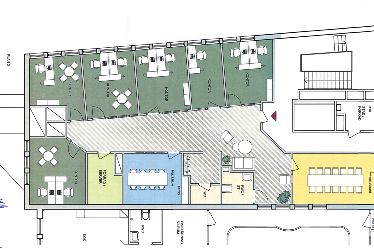 Planritning - Brogatan 1