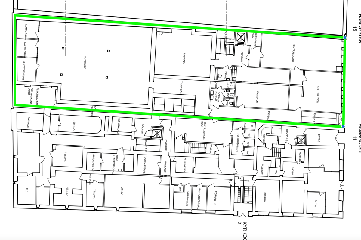 Planritning - Hamngatan 11