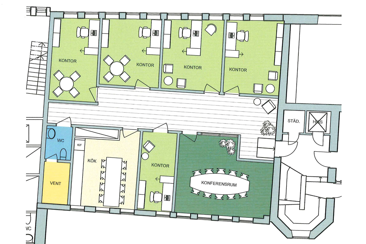 Planritning - Hamngatan 11