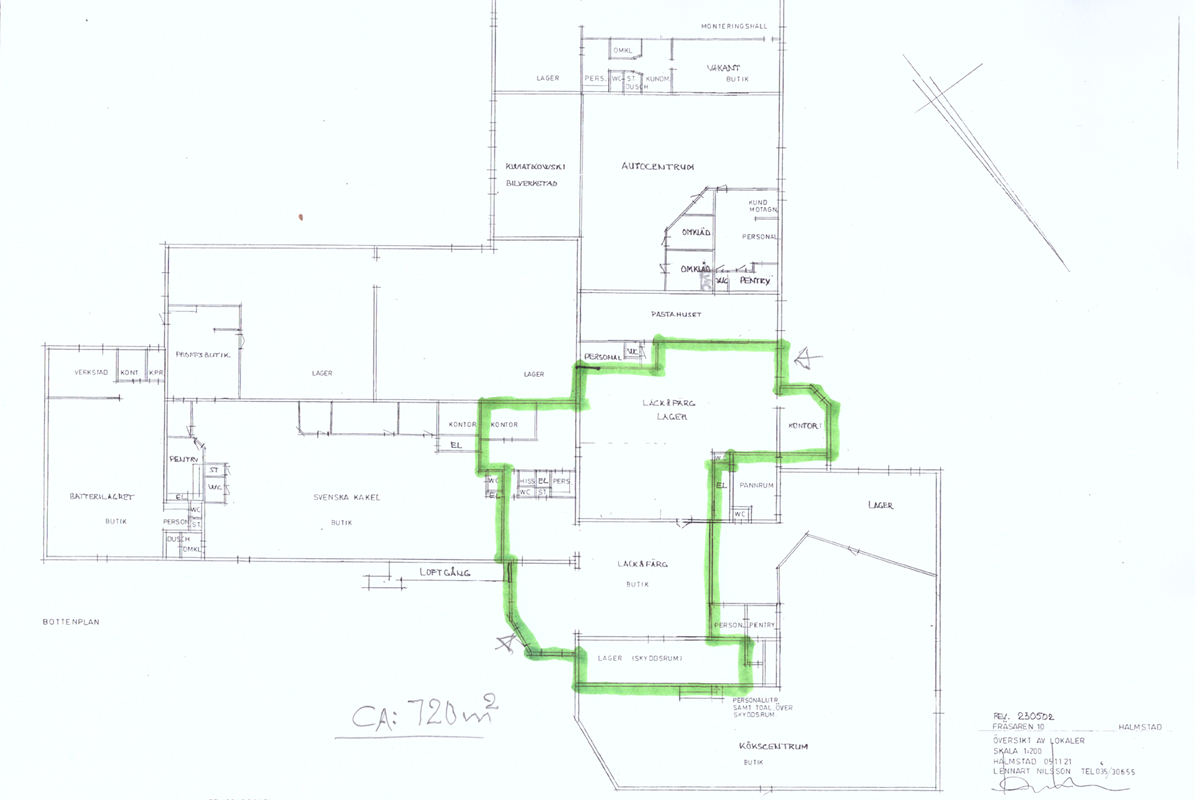 Planritning - Verkstadsgatan 2